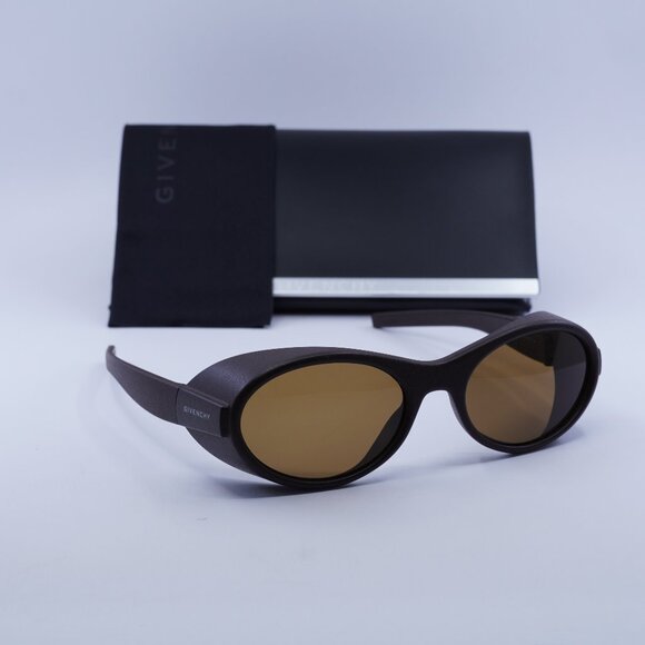 Final Price! Givenchy GV40065I 49J Brown/Roviex Sunglasses - Picture 1 of 10